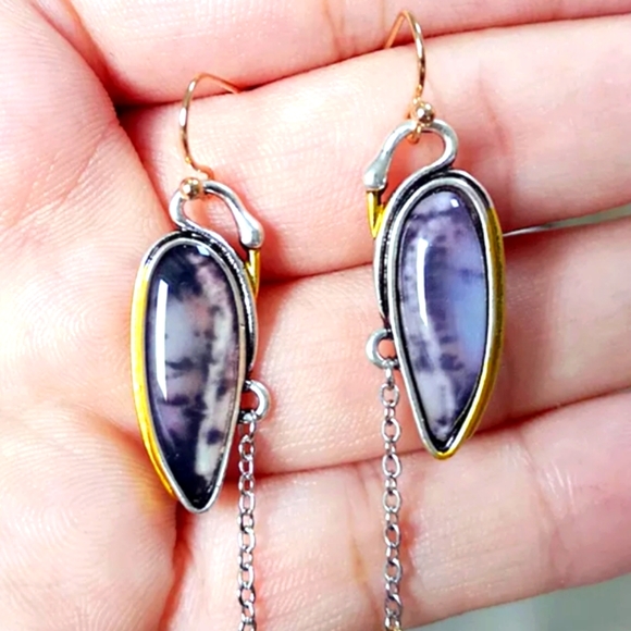 Great Heron earrings - Picture 2 of 2